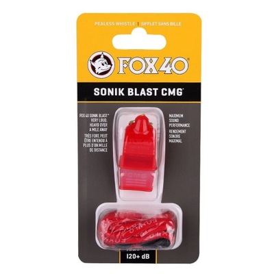 GWIZDEK FOX 40 CMG Sonik Blast - 120 DB; CZERWONY