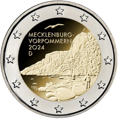 Niemcy 2 euro 2024 - Pomorze-Mecklenburg