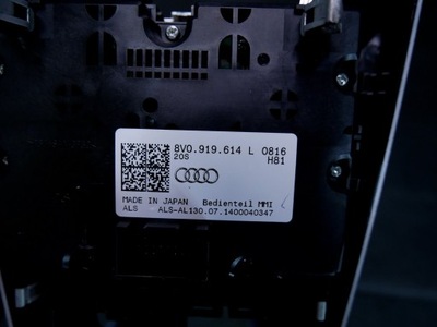 Audi a3 8v панель управление mmi 8v0919614l фото №1