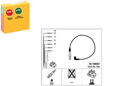 ПРОВОДА ЗАЖИГАНИЯ VW 1,0 1,4 NGK