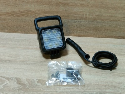 FARO EN FUNCIONAMIENTO DIODO LUMINOSO LED 100X100 1500LM 12/24V 19W CON AGARRADERO I CABLE  