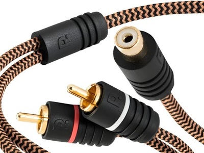 KABEL ROZDZIELACZ RCA DO SUBWOOFERA TYP Y PROSON ARSUBYF2M 1xRCA - 2xRCA