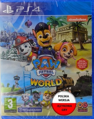 ŚWIAT PSIEGO PATROLU PS4 PS5 NOWA PO POLSKU Paw Patrol World