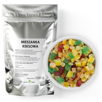 MIESZANKA KEKSOWA owoce kandyzowane 1kg