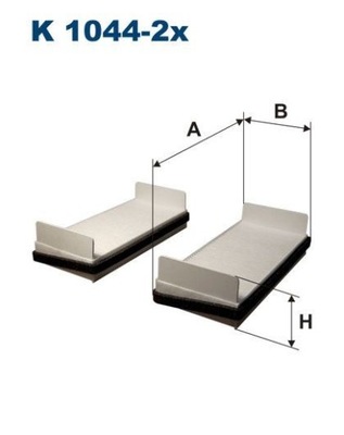 FILTRON K1044-2X FILTRO CABINAS  