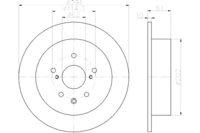Hella тормозные диски тормозные 2szt lexus is c 250 gse2_ фото №1
