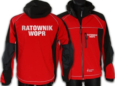 Kurtka RATOWNIK WOPR WODNY Softshell odblaskowa