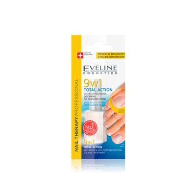 Eveline Nail 9w1 Odżywka do paznokci stóp 12ml.