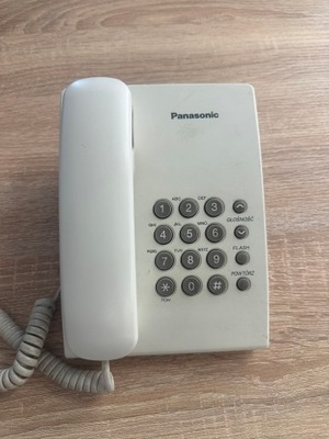 Telefon przewodowy Panasonic KX-TS500PDW