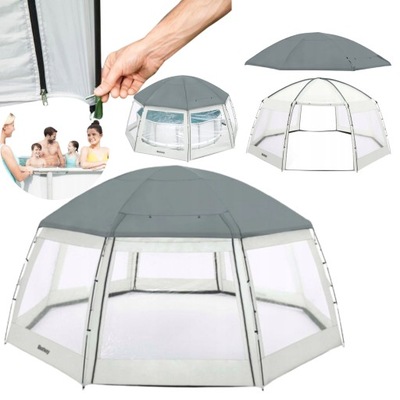 NAMIOT NA BASEN OKRĄGŁY BESTWAY 600 X 600 CM POKRYWA ALTANA