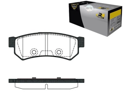 Гальмівні колодки гальмівні chevrolet lacetti roadhouse roadh фото №1