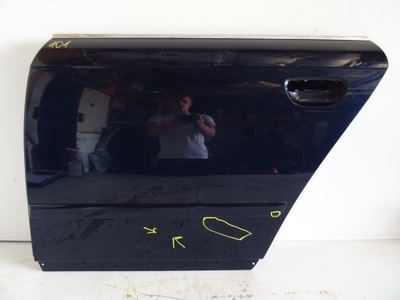 Audi a4 b7 задние левая дверь цвет чёрный фото №1