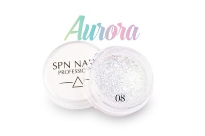 Pyłek do zdobienia paznokci Aurora 08 SPN Nails