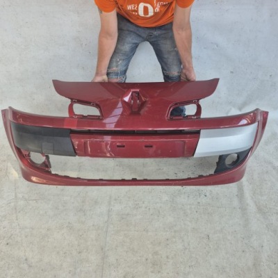 Renault modus lift 08-12 бампер перед передний фото №1