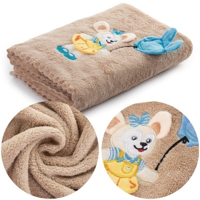 Ręcznik 50x100 kąpielowy chłonny dla dzieci