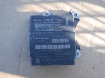 Модуль датчик подушка безопасности fiat 500l 51968381 фото №1