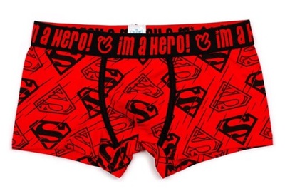 Bokserki męskie Pink Hero RED Superman M