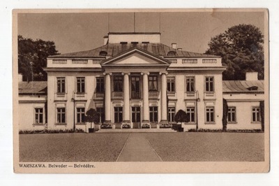 Warszawa - Pałac Belweder - ok1935