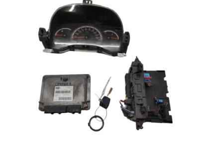 Fiat panda ii 2 03- 1.1 набор стартовый блок управления 51793113 фото №1