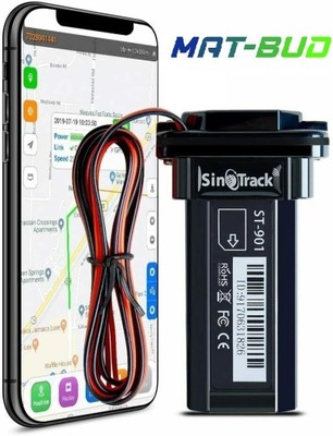 LOCALIZADOR GPS SINOTRACK COCHE POJAZDU MOTOCYKLA AUTO LODZI ST901  