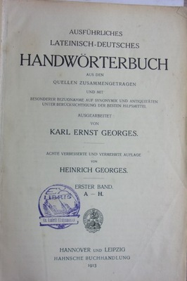 Handworterbuch 1913 r.