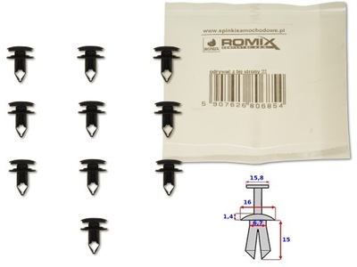 Honda civic ix 12- кліпса кліпса штифт багажника фото №1