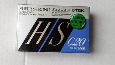 TDK VHS-C C20 TC20SSHSN Made In Japan