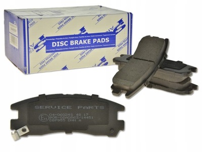 Гальмівні колодки гальмівні задня 04-06024s service parts фото №1