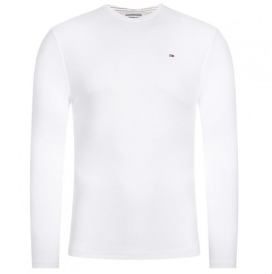 Tommy Hilfiger koszulka longsleeve biała męska DM0DM04409 XXL