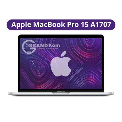 Laptop MacBook Pro 15 A1707 15,4 " Intel Core i7 16 GB / 256 GB szary