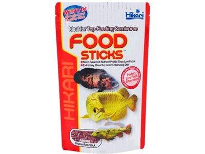 Hikari Food Sticks 250g - dla ryb mięsożernych