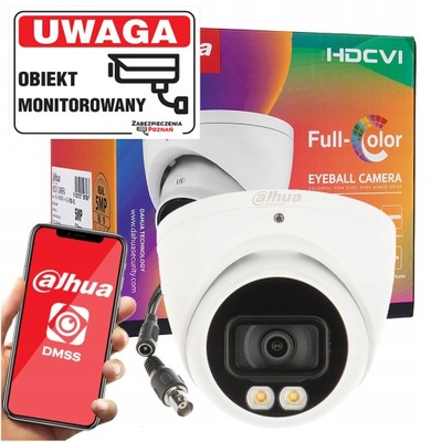 Kamera AHD Dahua Wizsense Full-Color Starlight 5Mp