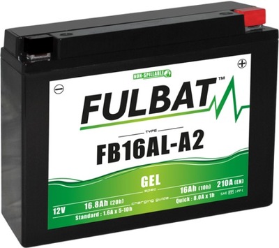 АККУМУЛЯТОР FULBAT YB16AL-A2 FB16AL-A2 16.8AH 210A