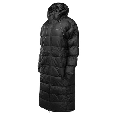 columbia black long coat