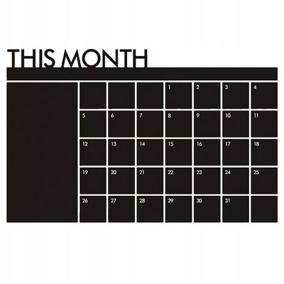 Kalendarz miesięczny Kalendarz Tablica