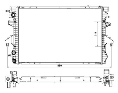 AUŠINTUVAS VANDENS NRF 53796 