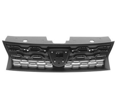 Решітка радіатора решітка радіатора dacia duster 13-17 lift czarna фото №1