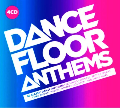 DANCEFLOOR ANTHEMS 4x cd 80 HITÓW DO TAŃCA