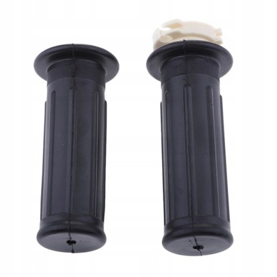 2pcs Motorcycle 7/8 inch Handlebar Grips Twist Gas 