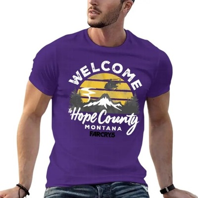 Far Cry 5 Welcome To Hope County Montana Logo Overs T-Shirt Koszulka