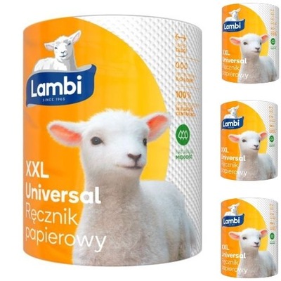 Ręcznik papierowy 2-warstwowy Lambi Universal XXL