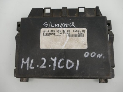 Mercedes ml w163 2.7 cdi блок керування коробки модуль фото №1