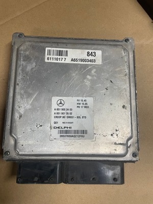 КОМПЬЮТЕР ДВИГАТЕЛЯ MERCEDES-BENZ OE A6519003403