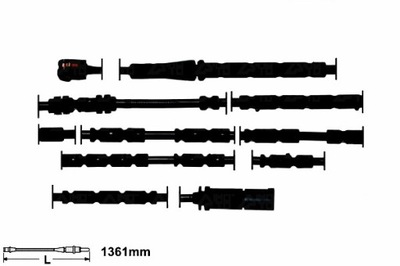 SENSOR DESGASTE ZAPATAS BMW Z4 2.0/2.5/3.0 02.09-0  