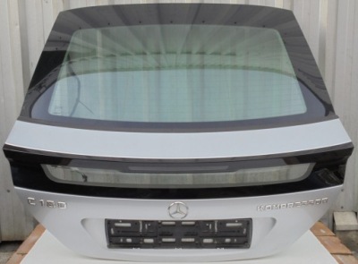 Mercedes c w203 lift coupe крышка багажника задняя компрессор фото №1