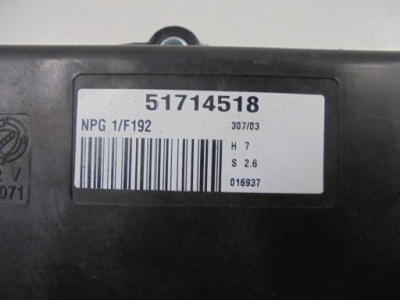 Fiat stilo модуль блок управления дверь перед левый 51714518 фото №1