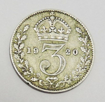 Wielka Brytania 3 pence 1920