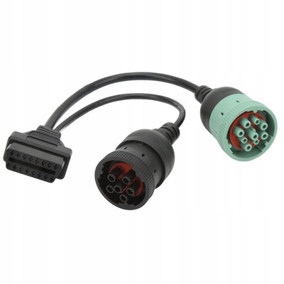 CABLE ADAPTER OBD2 6PIN J1708 9PIN J1939 16.9CM  