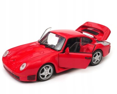 Porsche 9591:24 WELLY 24076 czerwony