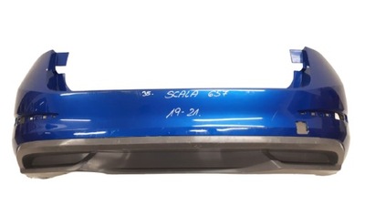 Skoda scala 2019-2021 бампер задня фото №1